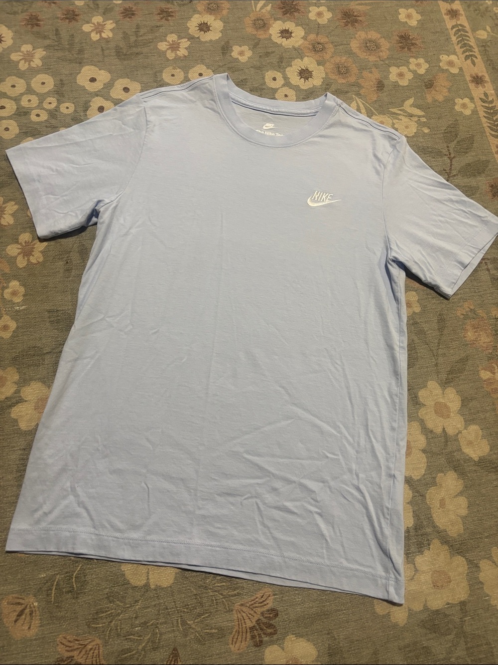 Nike Light Blue Women's Short Sleeve Crew Tee